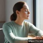 스트레스 해소를 위한 간단한 마사지 - **A Serene Head and Neck Massage Moment**
A young woman in her late 20s, with a gentle and focus...